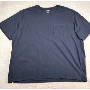 Duluth Trading Longtail T-Shirt Men’s 3XL Navy Blue Relaxed Fit Pocket Crewneck